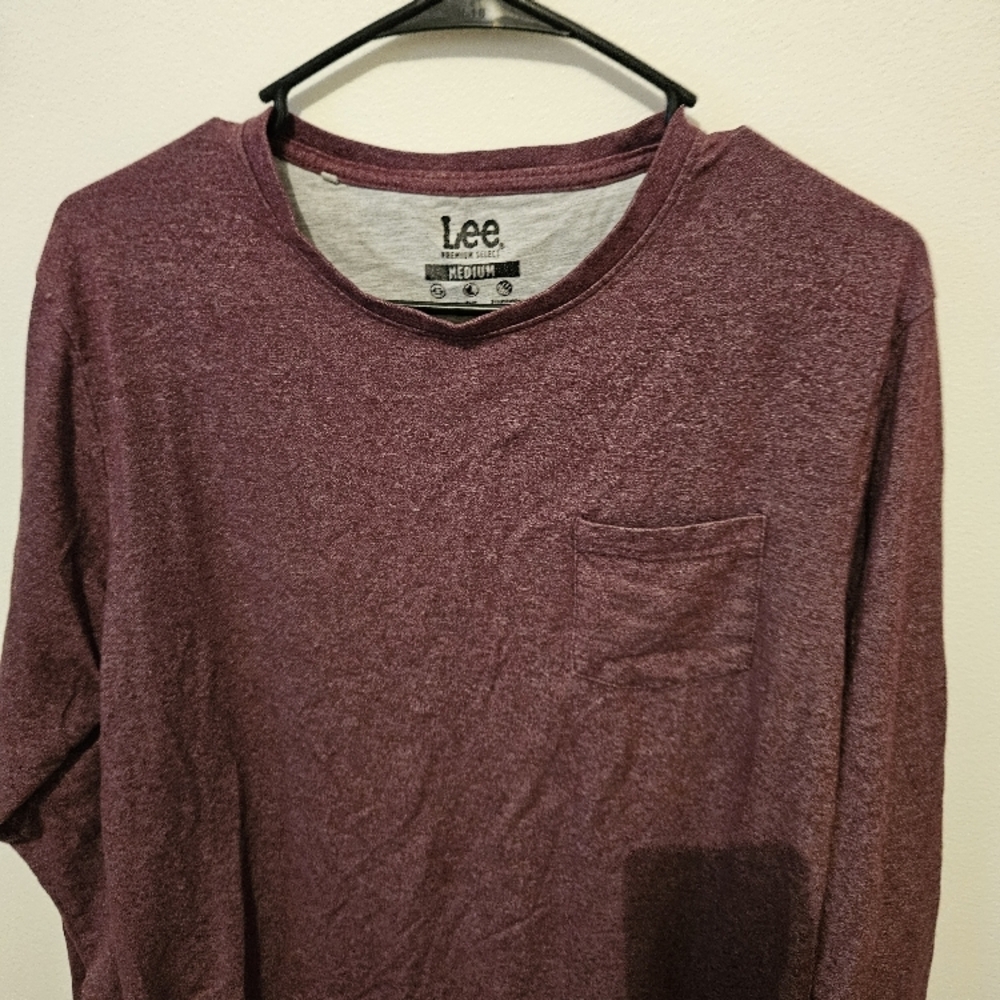 Lee Men's Maroon Shirt